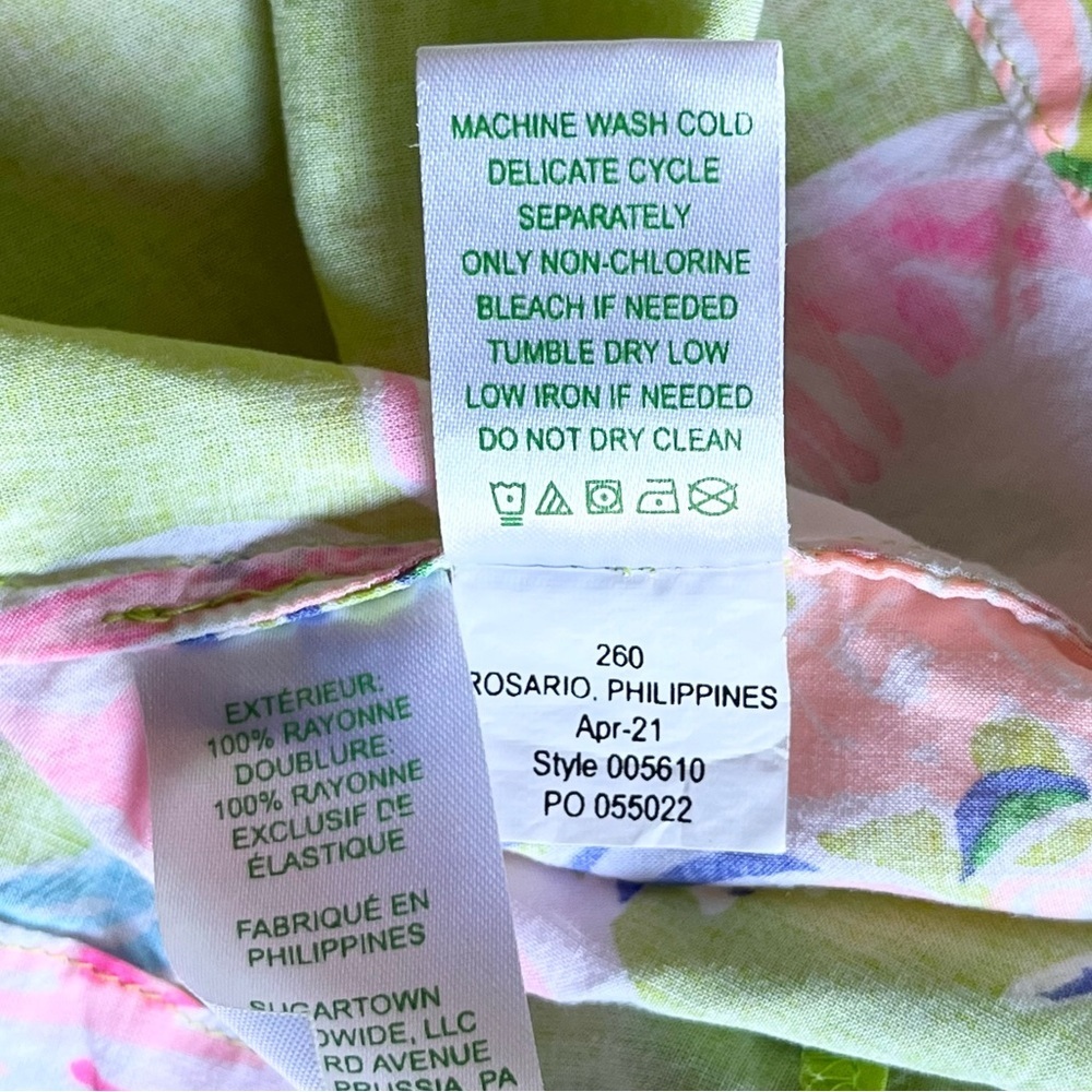Lilly Pulitzer Rivera Midi Sundress Matcha Green Boho Babe with Pockets - Picture 9 of 9